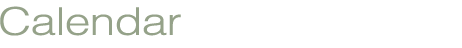 Calendar